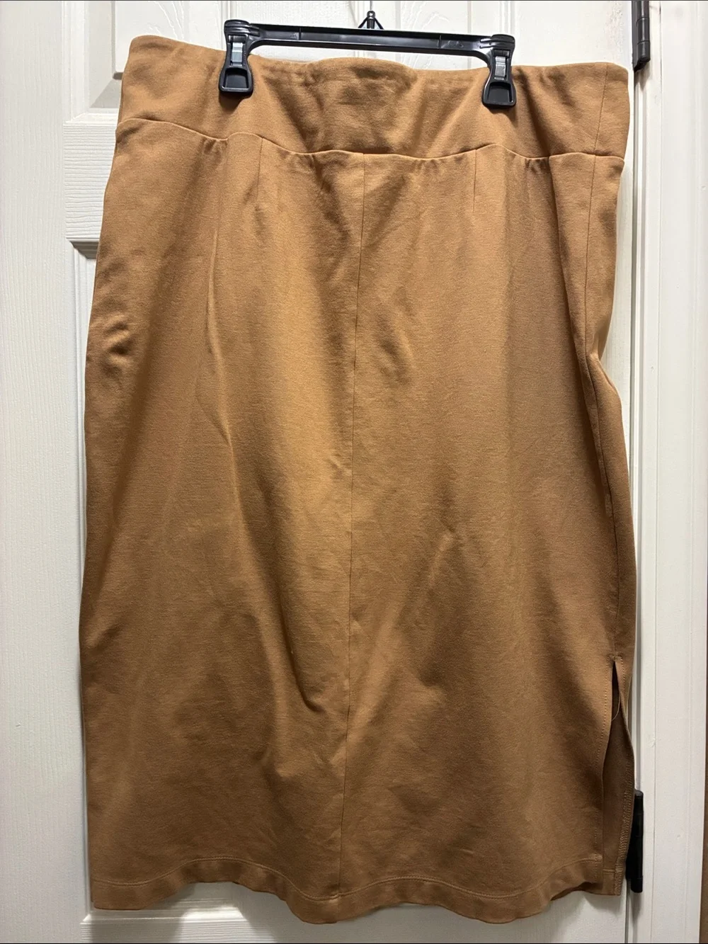 Nine West High-Rise Camel Midi Pencil Skirt